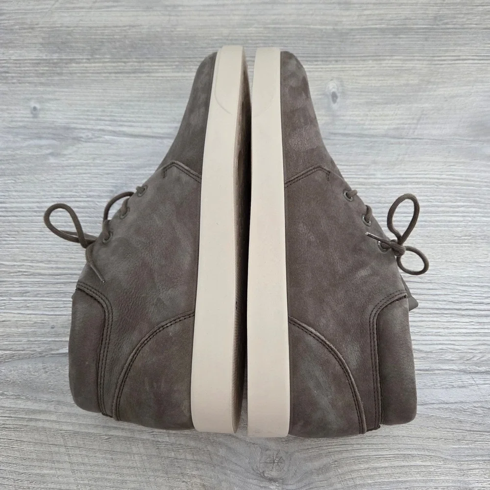 ECCO Soft 7 Tred Chukka Boots Dark Brown Nubuck Leather Mens Size 10-10.5 EU 44